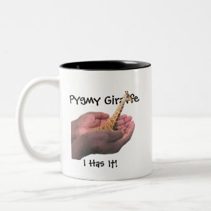 Pygmygiraffmugg Två-Tonad Mugg