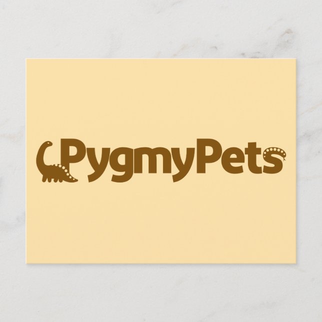 PygmyPets - vykort (Framsida)