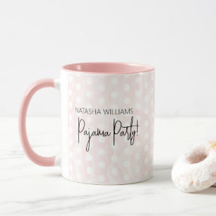 Pyjamas og Bachelorette Rosa Prickar Favor Mugg