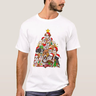 Pyjamas Shih Tzu Träd Hund T Shirt