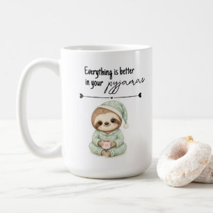 Pyjamas Trögis Allting Bättre Mugg Gåva