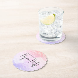 Pyjamasparty Färgglatt Pastell Elegant Underlägg Papper