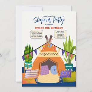 Pyjamasparty Inbjudningar
