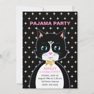 Pyjamasparty Inbjudningar
