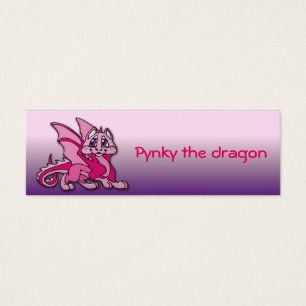 Pynky draken litet visitkort