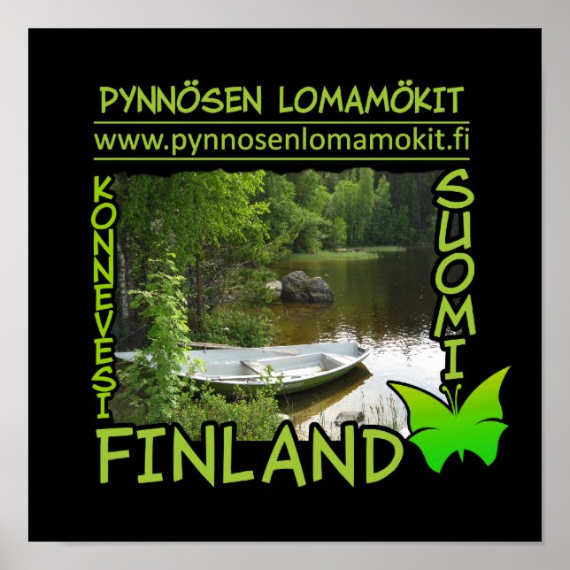 Pynnösen Lomamökit poster (Framsidan)