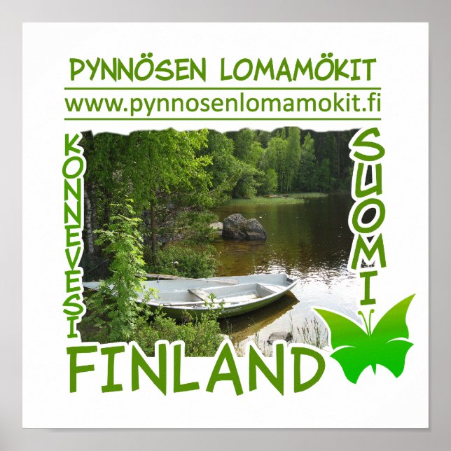 Pynnösen Lomamökit poster (Framsidan)