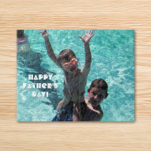 Pyntad Glad fars dag familjefoto