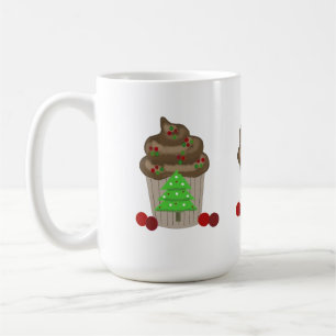 Pyntat julgodis Cupcakes Kaffemugg