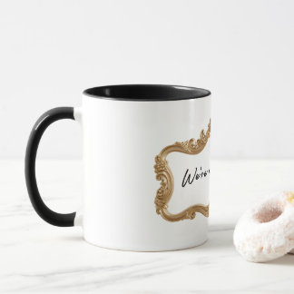 Pyntat kaffekopp och tekopp – present till bokälsk