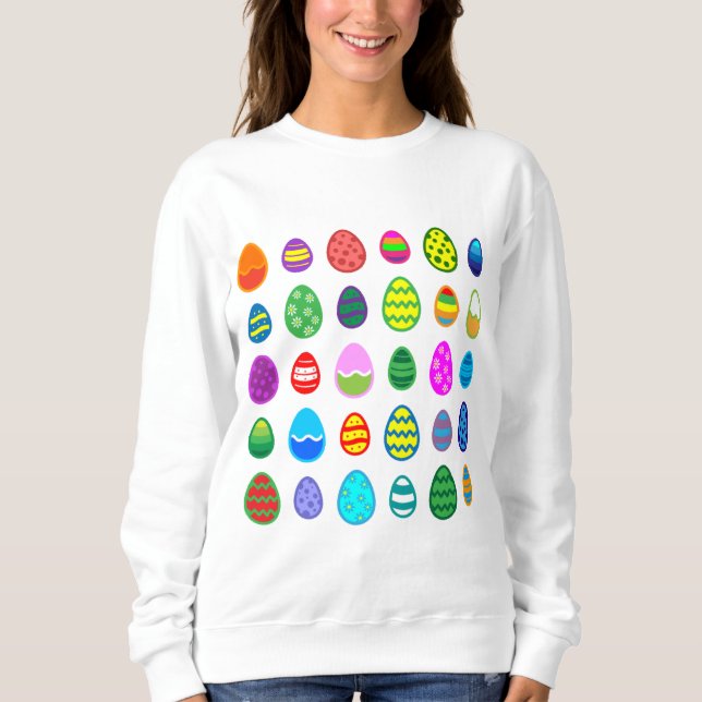 Pyntat påskägg t shirt (Framsida)