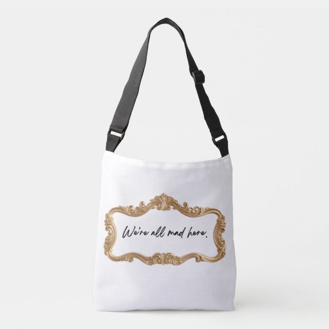Pyntsam Cross Body Tote Bag – Bokälskarepresent Axelväska (Framsida)