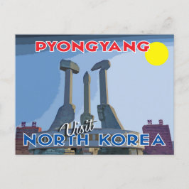 Pyongyang, besök Nordkorea Vykort