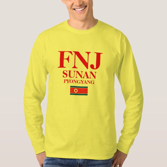 Pyongyang Internationell Airport Shirt Tee Shirt (Framsida)