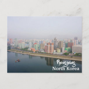 Pyongyang Nordkorea - A City View Vykort