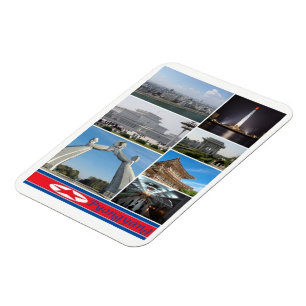 Pyongyang - Nordkorea - Magnet