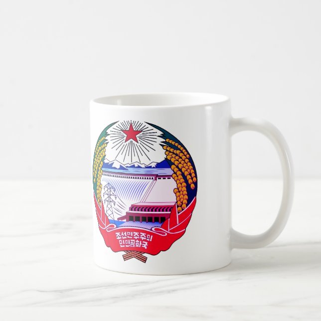 Pyongyang, Nordkorea (Nordkorea) Hermit Kingdom Kaffemugg (Höger)