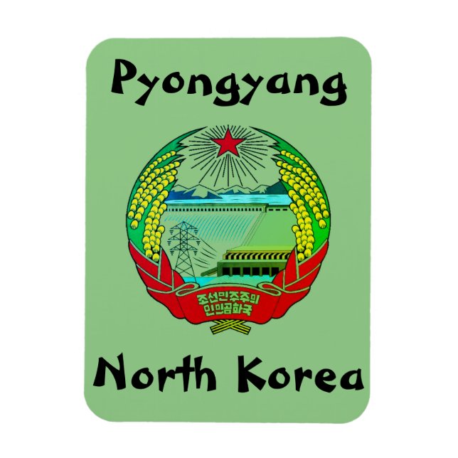 Pyongyang, Nordkorea (Nordkorea) Hermit Kingdom Magnet (Vertikal)