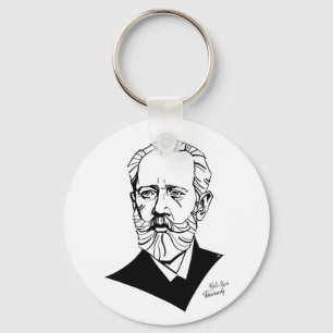 Pyotr Tchaikovsky Nyckelring