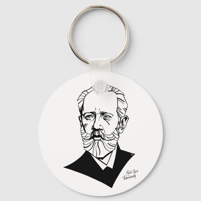 Pyotr Tchaikovsky Nyckelring (Framsida)