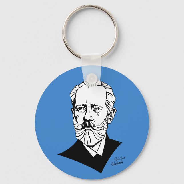 Pyotr Tchaikovsky Nyckelring (Framsida)