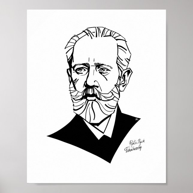 Pyotr Tchaikovsky Poster (Framsidan)