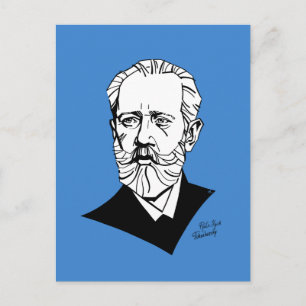 Pyotr Tchaikovsky Vykort
