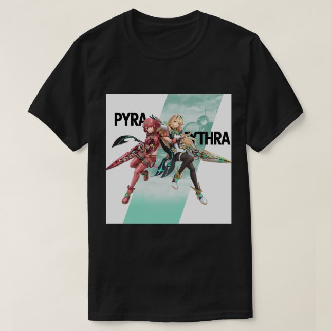 Pyra och Mythra T Shirt (Design framsida)