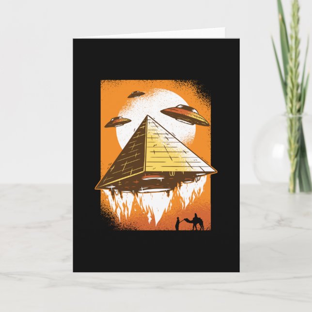 Pyramid Alien Invader Kort (Framsida)