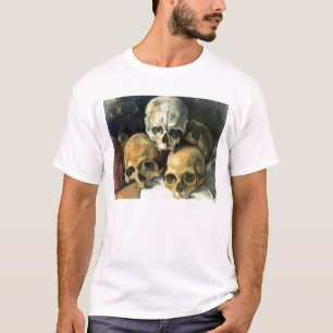 Pyramid av döskallar Paul Cezanne T-shirt