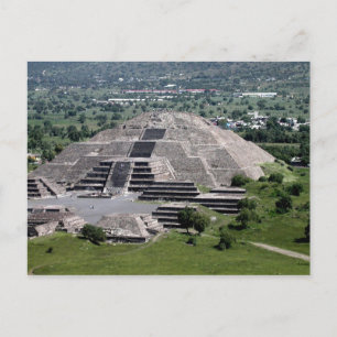 Pyramid av månen, Teotihuacan, Mexico Vykort