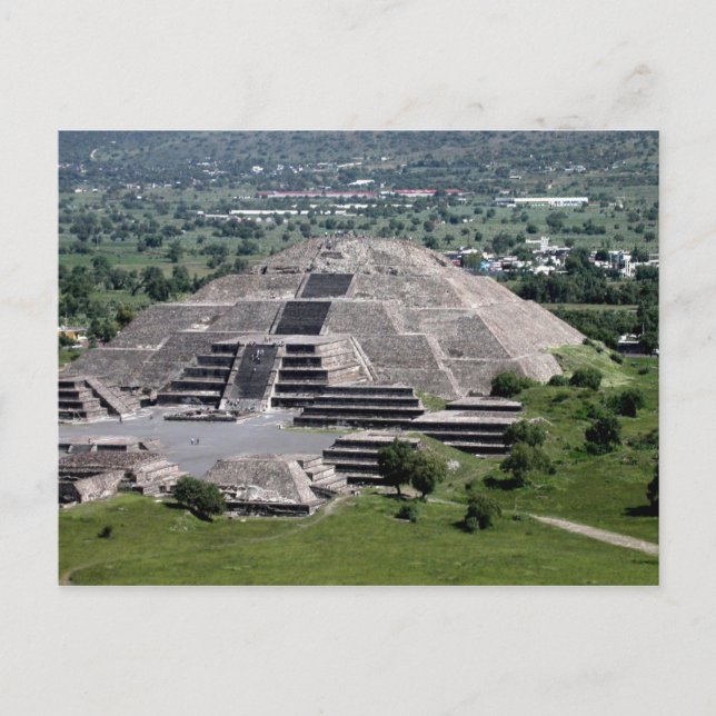 Pyramid av månen, Teotihuacan, Mexico Vykort (Framsida)