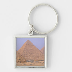 Pyramid av Menkaure Mycerinus), Pyramid av Fyrkantig Silverfärgad Nyckelring