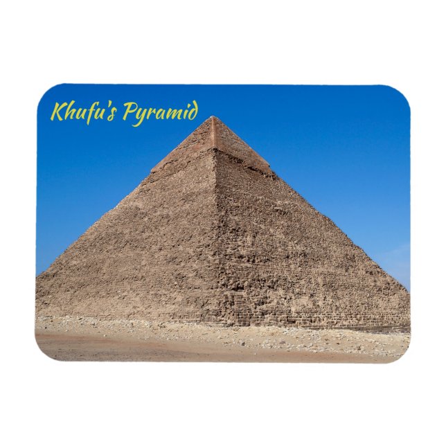 Pyramid av ostar - Kairo, Egypten Magnet (Horisontell)