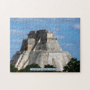 Pyramid av trollkarlen, Uxmal, Mexico Pussel