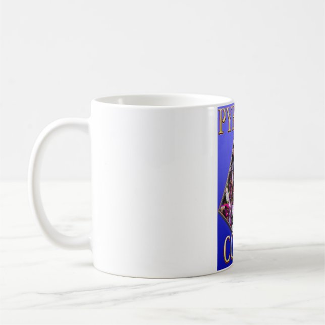 Pyramid Comics Mugg - Blå Bakgrund (Vänster)