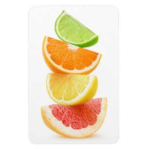 Pyramid för citrusskivor magnet