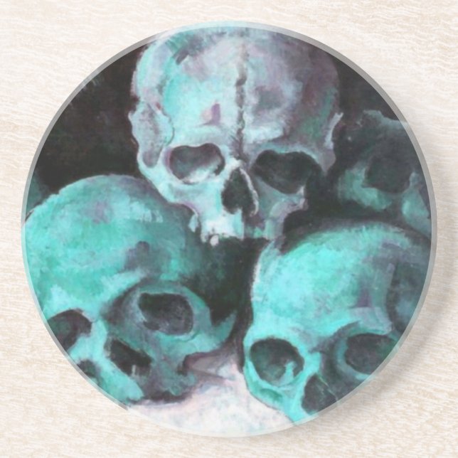 Pyramid hos Döskallar efter Cezanne Underlägg (Framsidan)