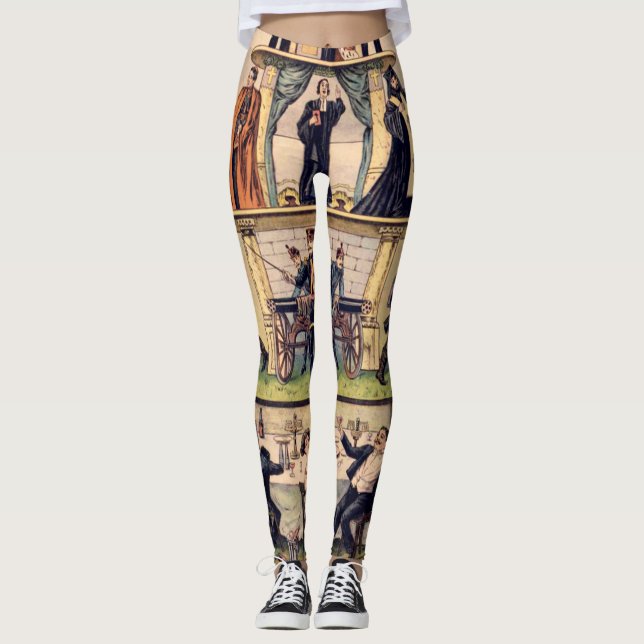 Pyramid i kapitalistsystem leggings (Framsida)