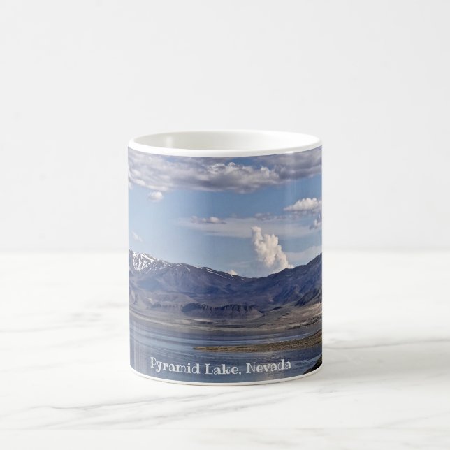Pyramid Lake Nevada Landskap Kaffemugg (Center)
