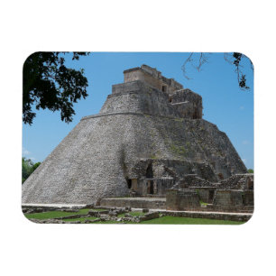 Pyramid (Magician, Uxmal, Yucatan, Mexiko) Magnet