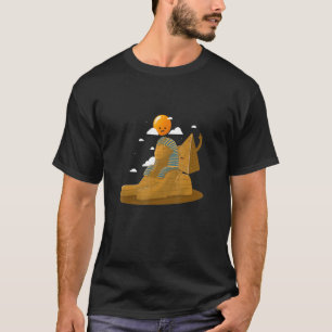 Pyramid och sfinx Egypten, egyptiska T Shirt
