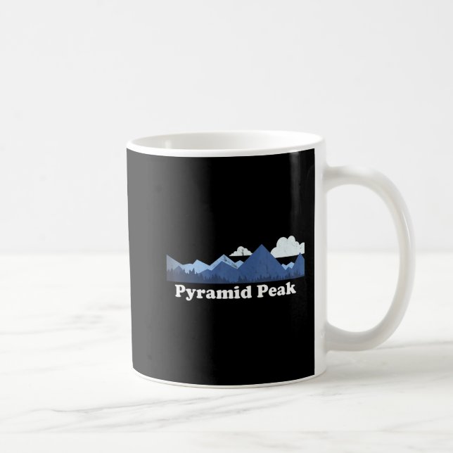 Pyramid Peak Bagger New York NY Climbing Hiking  Kaffemugg (Höger)