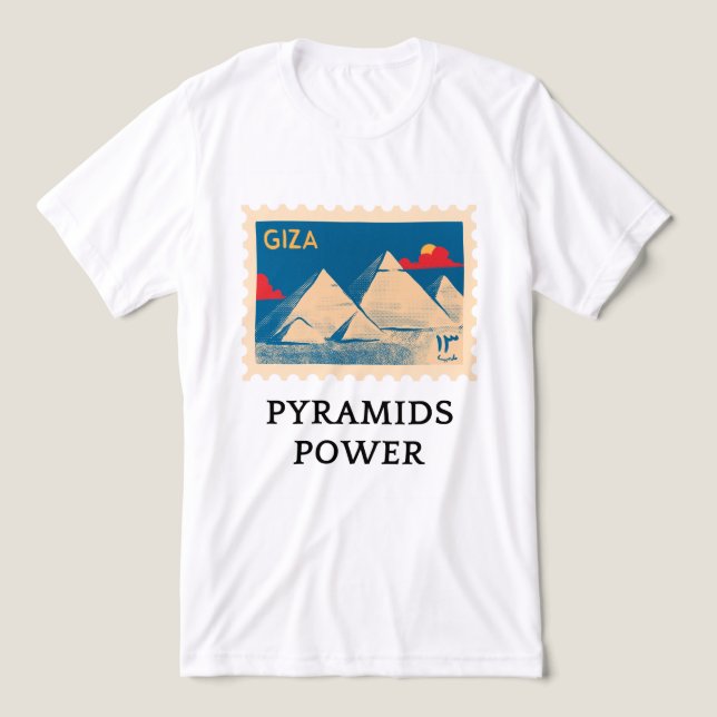 Pyramid Power T-Shirt – Ikonisk egyptisk design (Design Framsida)