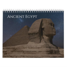 Pyramid Sfinx Faraoer forntida Egypten Landskap Kalender