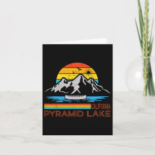 Pyramid Sjö California Souvenirs Family Hiking Fi Kort