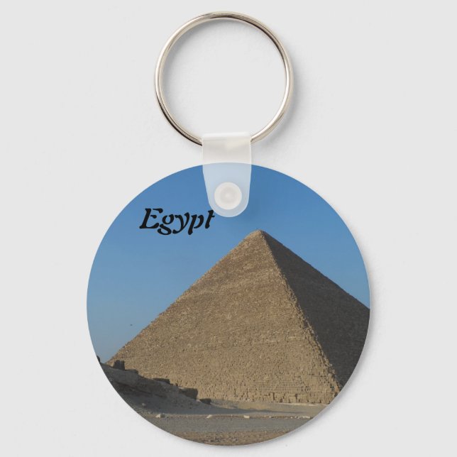 Pyramid vid Giza, Egypten Nyckelring (Framsida)