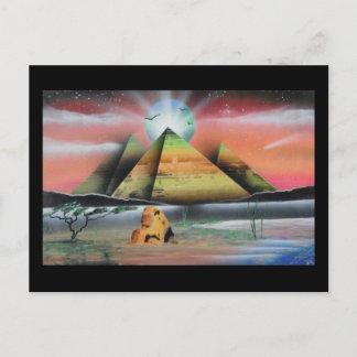 Pyramid-vykort. Vykort