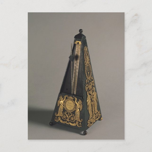 Pyramidal metronome, 1815 vykort (Framsida)