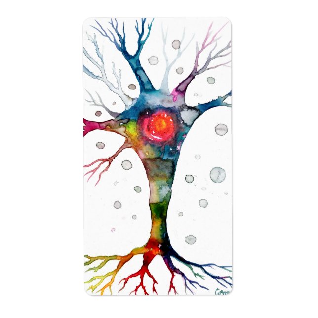 Pyramidal neuron i neokortex fraktsedel (Framsidan)